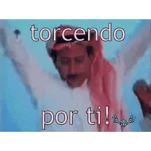 Figurinha: Torcendo por ti