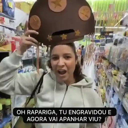 Figurinha: Oh rapariga