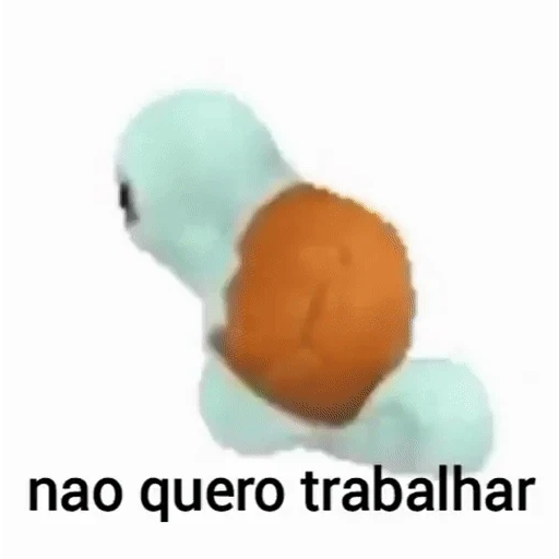 Figurinha: Squirtle: Não quero trabalhar