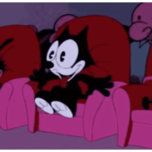 Figurinha: Felix o Gato apaixonado