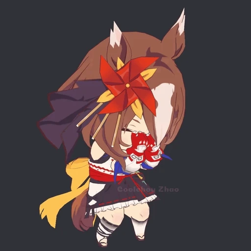 Figurinha: Anime Chibi Triste