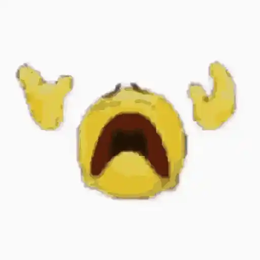 Figurinha: Emoji Chorando Desaparecendo