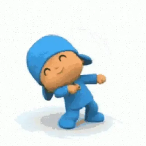Figurinha: Pocoyo Dançando