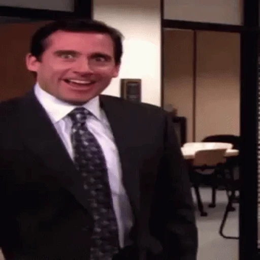 Figurinha: Michael Scott Aprova