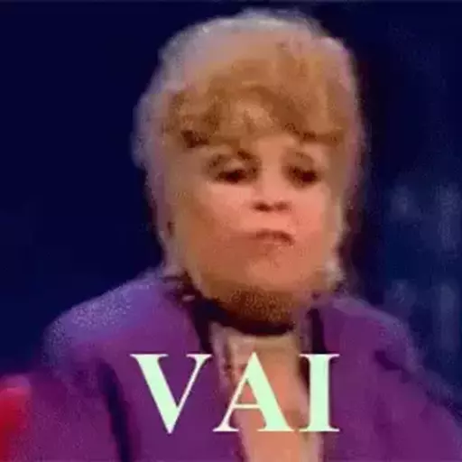 Figurinha: Dercy Gonçalves Vai Tomar no Cu