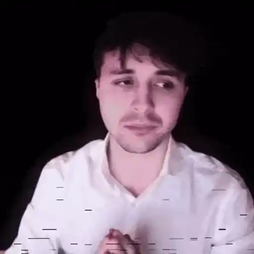 Figurinha: Rapaz chorando