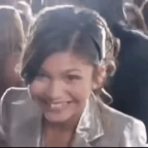 Figurinha: Zendaya faz sinal de positivo