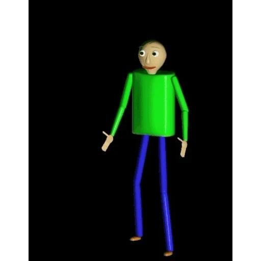 Figurinha: Baldi dançando