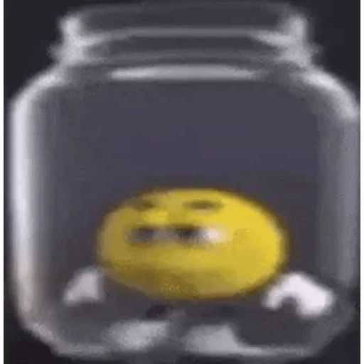 Figurinha: Emoji Preso no Vidro