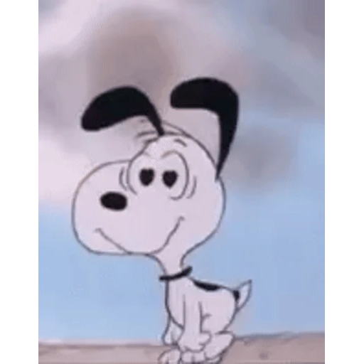 Figurinha: Snoopy apaixonado