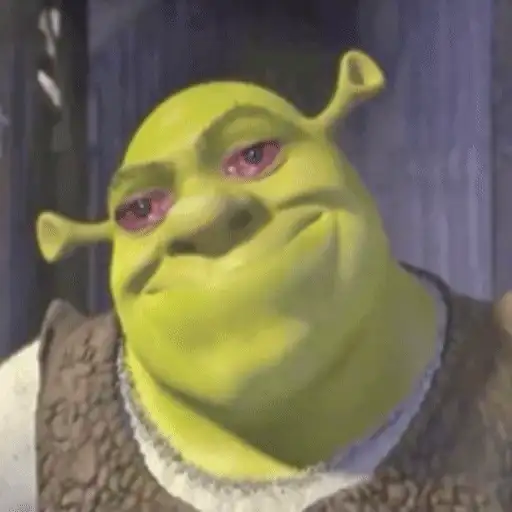 Figurinha: Shrek Glitchado