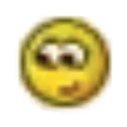 Figurinha: Emoji Pensativo e Vermelho