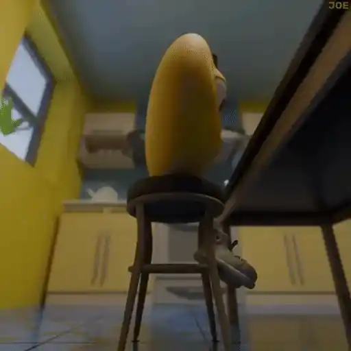 Figurinha: M&M tocando piano