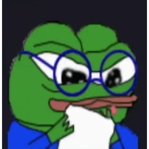 Figurinha: Pepe estudioso comendo