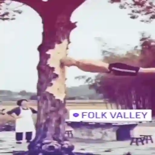 Figurinha: Folk Valley Socando Árvore