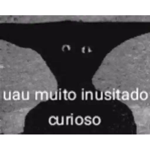 Figurinha: Uau muito inusitado
