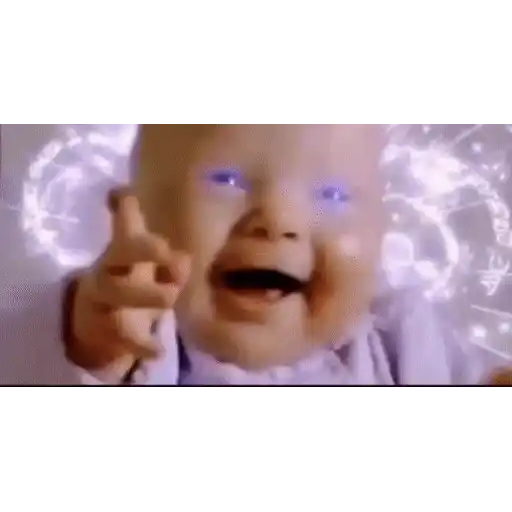 Figurinha: Bebê com Poderes Mágicos