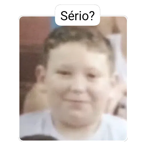 Figurinha: Sério?