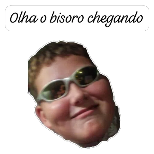 Figurinha: Olha o bisoro chegando