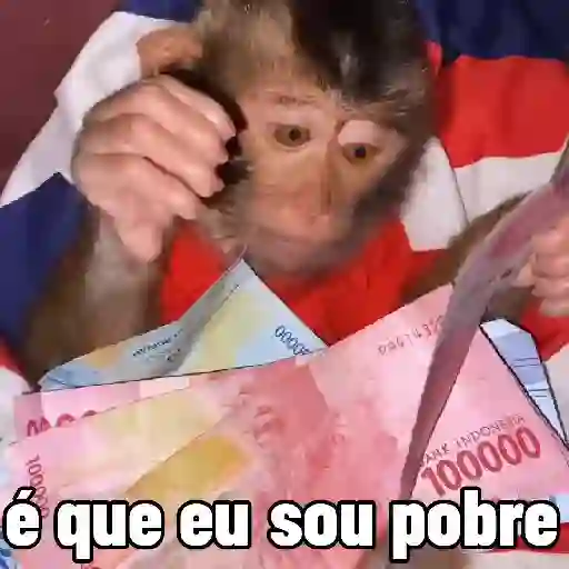 Figurinha: É que eu sou pobre