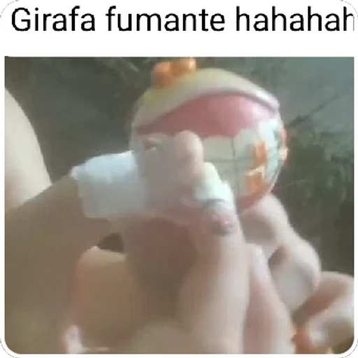 Figurinha: Girafa fumante