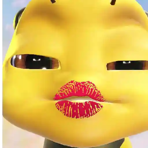 Figurinha: Abelhinha Mandando Beijo