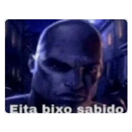 Figurinha: Eita bixo sabido