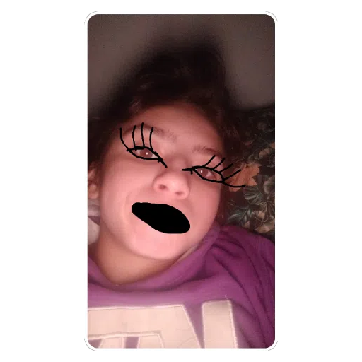Figurinha: Selfie com Maquiagem Digital