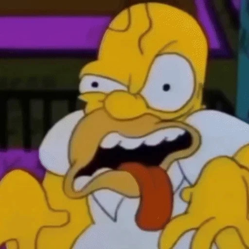 Figurinha: Homer Simpson e a enxada