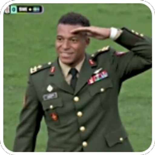 Figurinha: Mbappé Militar