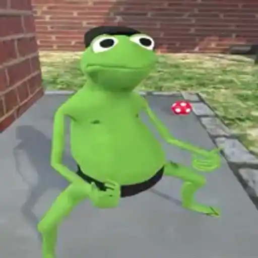 Figurinha: Kermit Dançando