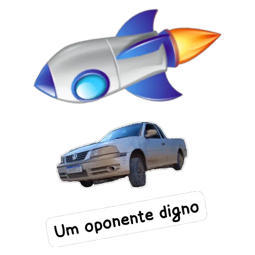Figurinha: Um oponente digno
