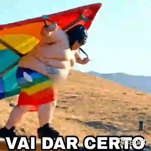 Figurinha: Vai dar certo