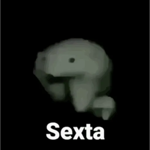 Figurinha: Hoje é sexta