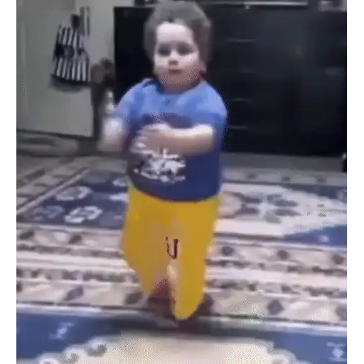 Figurinha: Criança dançando