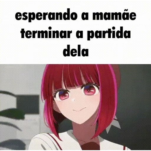 Figurinha: Esperando a mamãe
