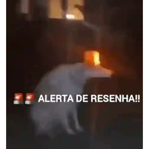 Figurinha: Alerta de Resenha