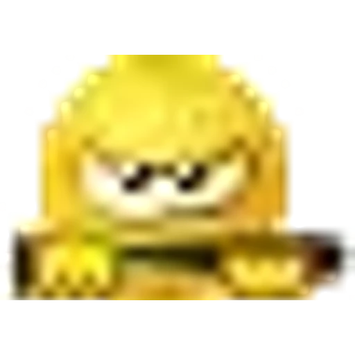 Figurinha: Emoji Dourado com Machado